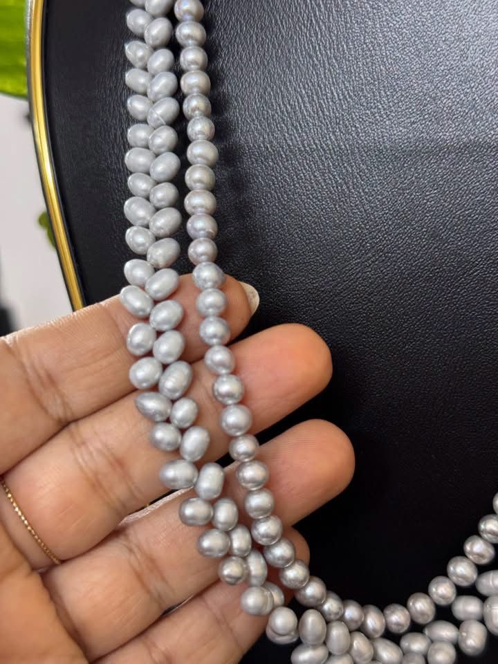 Real pearl necklace set 09